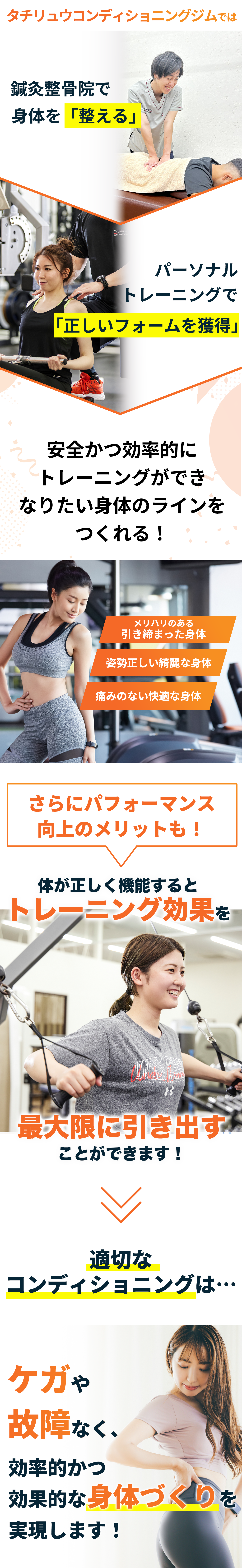 タチリュウコンディショニングジムでは